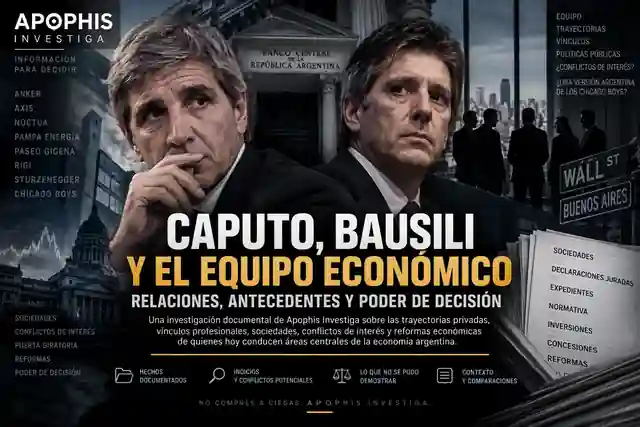 Luis Caputo y Santiago Bausili frente a un entramado financiero e institucional